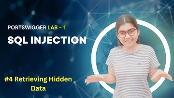 #1 Lab Portswigger | Retrieving Hidden Data | In English | #sqli #sqlinjection #owasptop10 #owasp