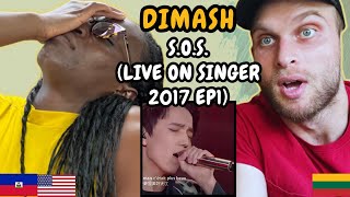 REACTION TO Dimash Qudaibergen - SOS d'un Terrien en Détresse (Live on Singer 2017 EP1)
