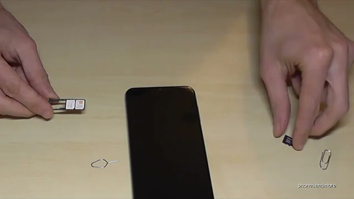 Samsung Galaxy A14 5G: How to insert the SIM card? Tutorial for the SIM cards