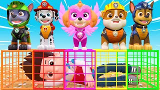 PAW Patrol Guess The Right Door ESCAPE ROOM CHALLENGE Animals Tire Game Cow Mammoth Elephant Tiger screenshot 2