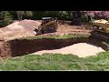 Fiberglass saltwater pool installation  timelapse  latham cambridge swimming pool