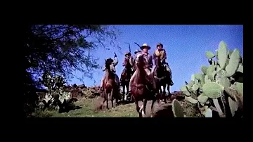 Chisum And Billy the Kid Fights With Horse Thieves Scene | John Wayne Western Film by Warner bros