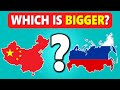 Country Size Comparison Quiz
