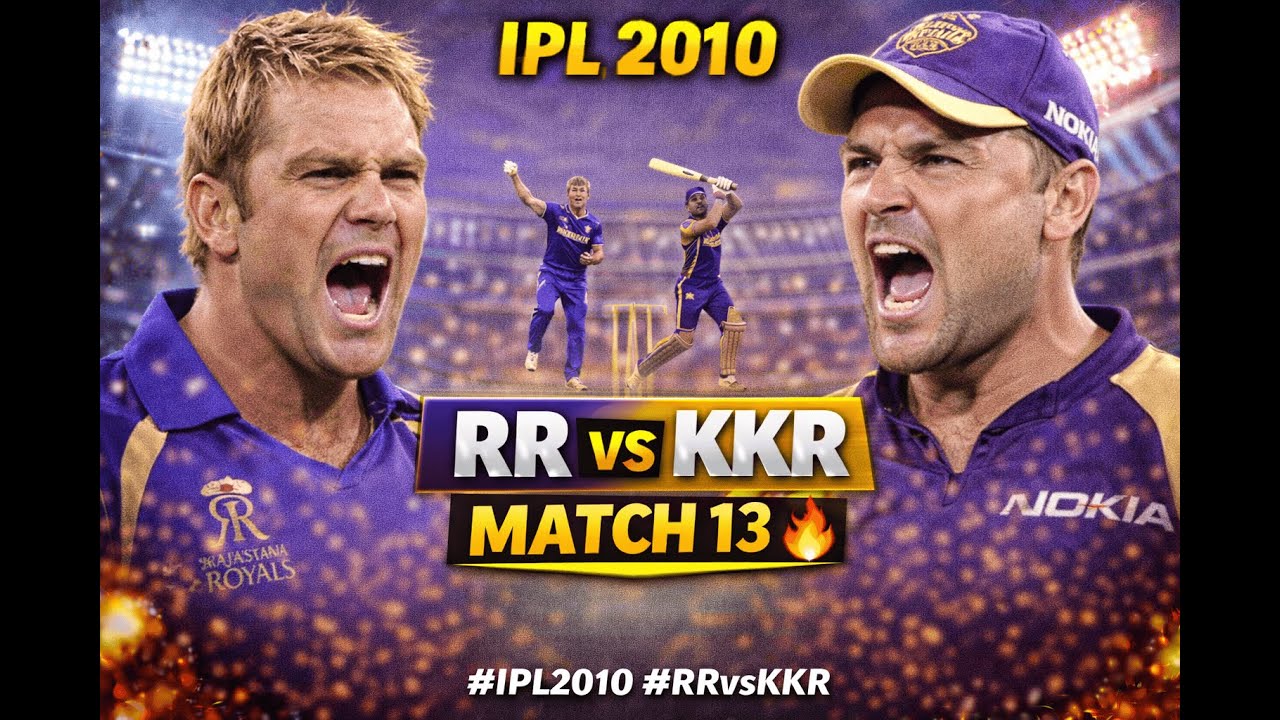 IPL 2010 Match 13 | Rajasthan Royals vs Kolkata Knight Riders | Full Match Highlights
