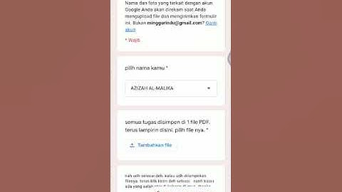 cara UPLOAD FILE PDF di google formulir