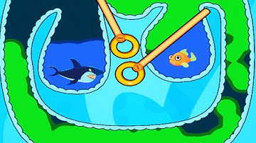 Save The Fish - Gameplay Walkthrough 116-135 Levels ios/Android HD