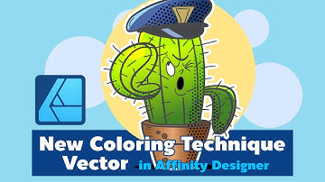 Affinity Designer : New Coloring Technique in Vector