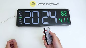 Hướng dẫn cài đặt đồng hồ led đa năng DHO5