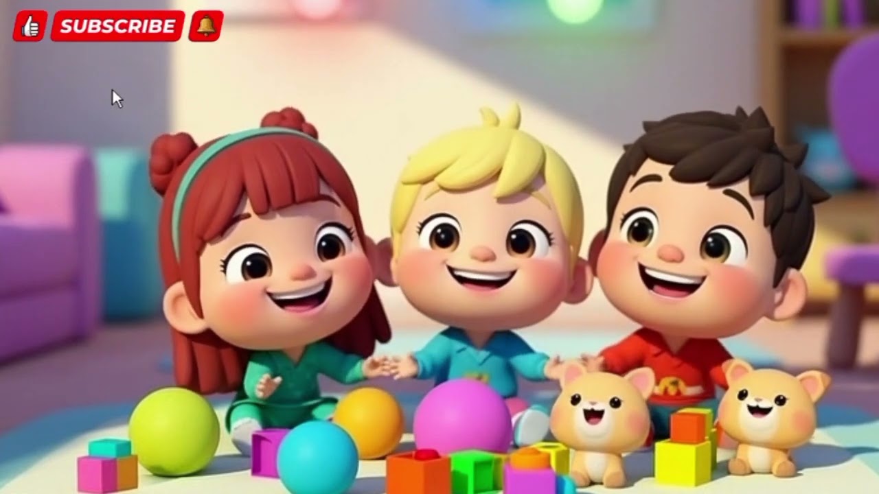 Cocomelon Style Kids Fun | Mama & Papa Smiling at Kids | Soft Play Animation”