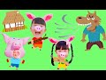 【寸劇】3びきのこぶた！世界名作童話 The Three Little Pigs - はねまりチャンネル