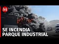 Reportan incendio en parque industrial de Querétaro