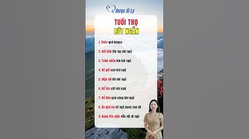 Tuổi thọ rút ngắn #duocsily #dsly #chamsocsuckhoe #suckhoe #songkhoe #giadinhhanhphuc