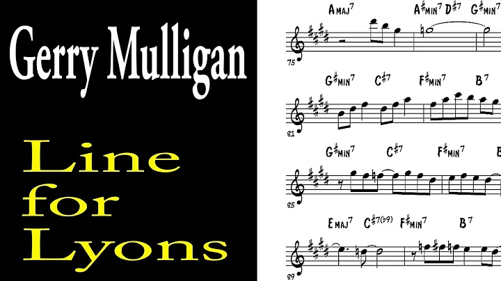 Gerry Mulligan Baritone sax transcription - Line F...