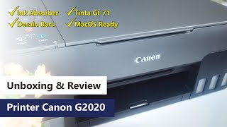 UNBOXING Printer Canon G2010 Multifungsi Harga dan Spesifikasi