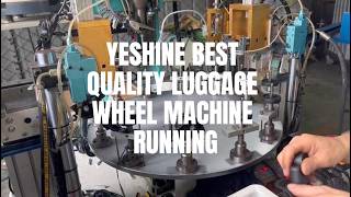 Intelligent Luggage Wheel Mounting Machine with Auto-Screw Drive - Best for ABS/PC Suitcase Factory