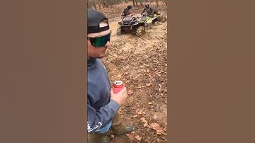 XMR 650 pushing a XMR 1000 through the mud! #canam #outlander #xmr650 #xmr1000 #mudding #lakehouser