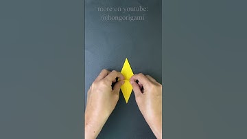 Origami Flapping Bird #origami #shorts @hongorigami