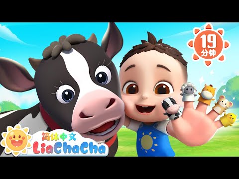 手指玩偶歌 | 农场动物在哪里 | 幼儿启蒙 | 中文儿歌 | 人气童谣 | LiaChaCha 依娜和恰恰 - 简体中文 - 儿歌童谣