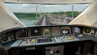Dharwad Vande Bharat Cab Ride Journey  | Tungabhadra River Bridge | Indian Railways  Train Videos