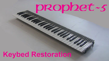 Synthchaser #068 - Sequential Circuits Prophet 5 Restoration & Repair - Keybed Refurbishment