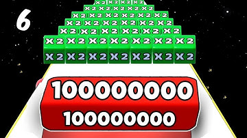 JELLY RUN 2048 cubes runner VS Join Number Master run 2048 ball gameplay