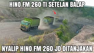 GAK DISANGKA-SANGKA HINO FM 260 TI BALAP HINO FM 260 JD DITANJAKAN BERMUATAN 30 TON