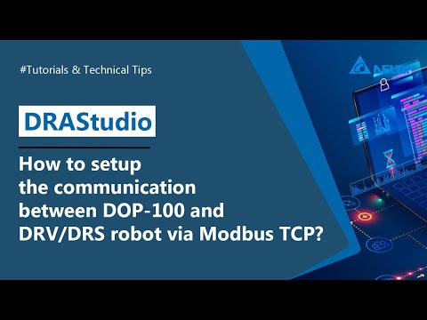 DOP-100, DRS/DRV - Robot Modbus TCP communication