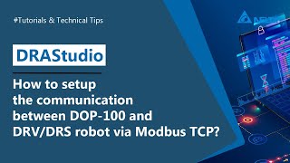 DOP-100, DRS/DRV - Robot Modbus TCP communication