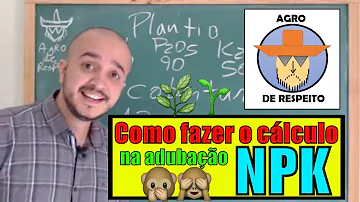 Como calcular a quantidade de adubo formulado?