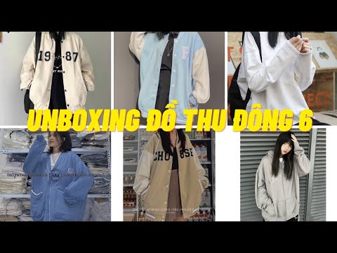 Video [SHOPEE HAUL] Unboxing đồ thu đông 6: áo khoác bomber,... - youtube