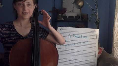 Cello Scale: G Major