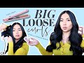 BIG LOOSE CURLS USING A STRAIGHTENER (TYMO SWAY - 25JULIE or JULIE25)