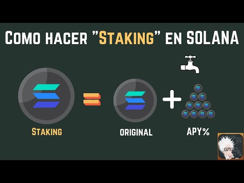 Como hacer staking en solana