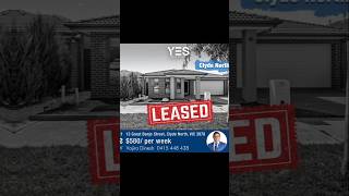 💥𝗟𝗘𝗔𝗦𝗘𝗗 𝗜𝗡 𝗥𝗘𝗖𝗢𝗥𝗗 𝗧𝗜𝗠𝗘! #realestate #rented #leased #clydenorth #rentals #property #melbourne