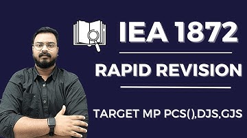 Rapid Revision Of Indian Evidence Act 1872  By Sonu Sir | Target MP PCS(J),DJS,GJS  | Part-1
