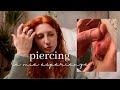 piercing: helix, flat, conch, forward helix | cure, problemi, dolore (timestamp)