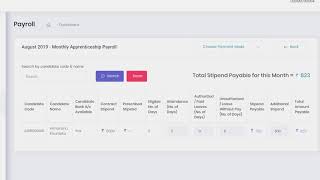 Step 5 - Establishment Stipend & Payment screenshot 4
