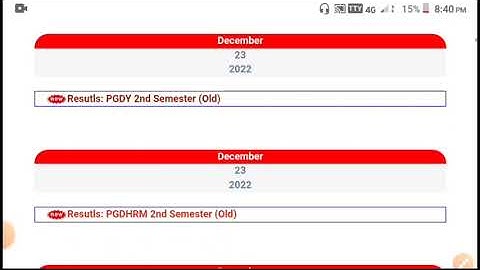 Kkhsou New ll Old Course Exam Results published 2022