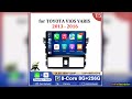 Car Radio Video Multimedia Player 10 Android OS for TOYOTA VIOS YARIS 2013 2016 GPS Navigation WiFi