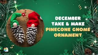 Pinecone Gnome Ornament DIY Craft