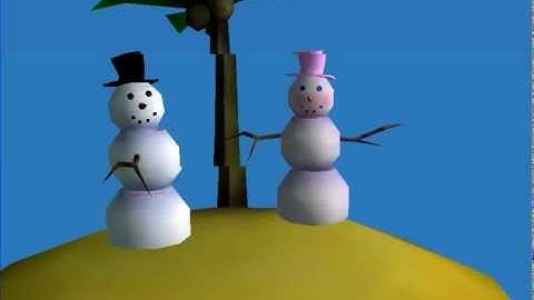 Alice Programming - Snowpeople