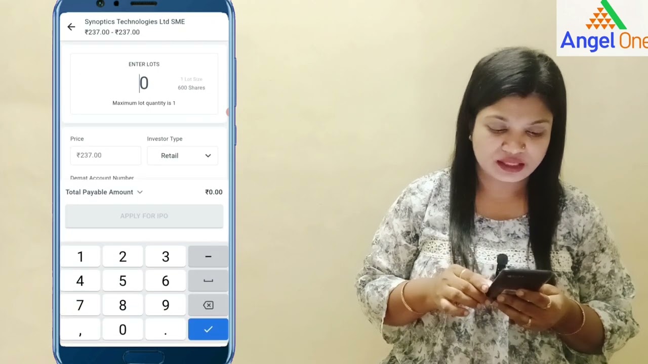 Synoptics Technologies IPO - Angel One - Marathi - How To Apply 