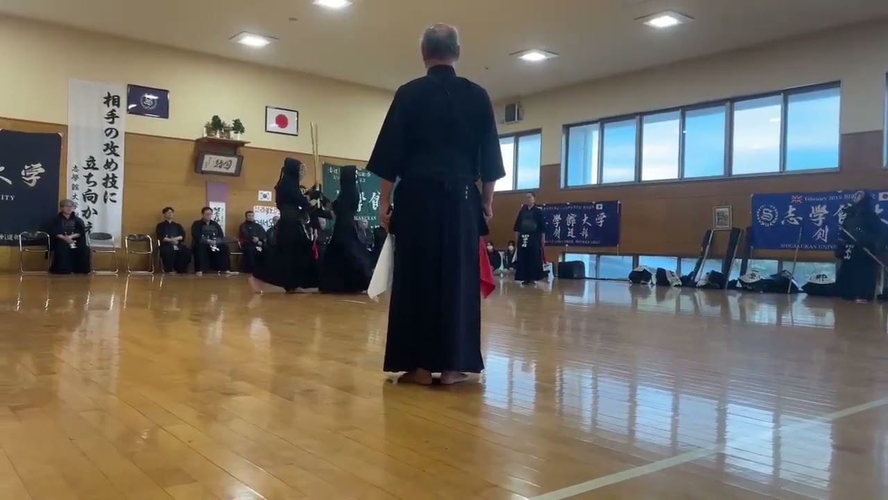 가고시마현 경찰 선수 (홍) | 우석대 장건우 (백)