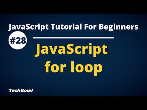 for loop in JavaScript | JavaScript for loop Tutorial (Hindi)