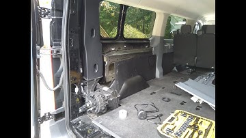 Adding shore power to ford transit without drilling a hole in the body