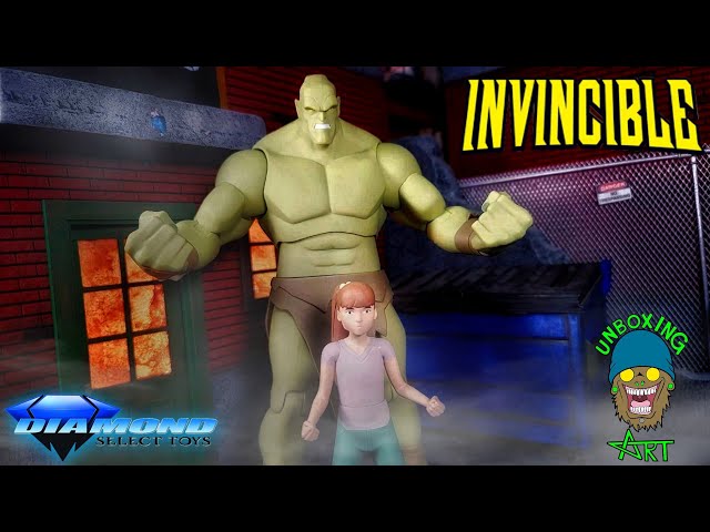 Unboxing Invincible Omni-Man  Cartoon Style Diamond Select Toys, Weekend Toy Review, Unboxing Invincible Omni-Man  Cartoon Style  Diamond Select Toys