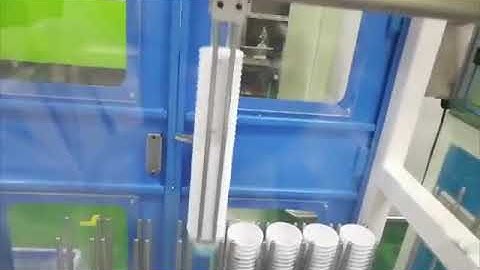 Plastic High Speed IML System+Vision System+Packaging Automation