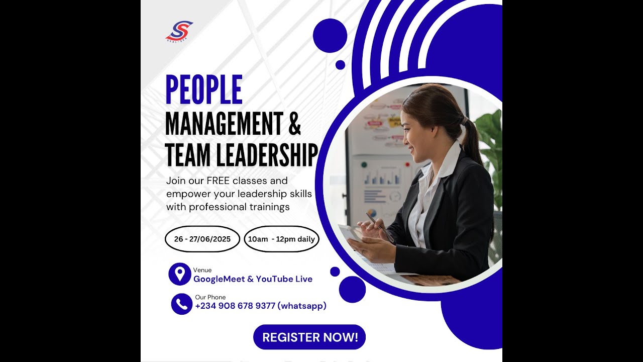 People Management and Team Leadership - Batch 4 Class 2 - YouTube