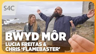 Lucia Freitas & Chris Flamebaster | Eating Goose Barnacles AKA Percebes | Llond Bol o Sbaen | S4C