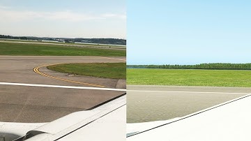 X-Plane 11 - REALITY vs. FLIGHT SIMULATOR Side By Side Comparison (Landing in Washington D.C.)